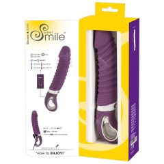 SMILE Soft - punjivi, grijaći vibrator (ljubičasti)