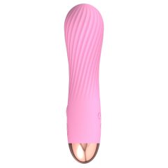   Cuties Mini - punjivi, vodootporni, spiralni vibrator (ružičasti)