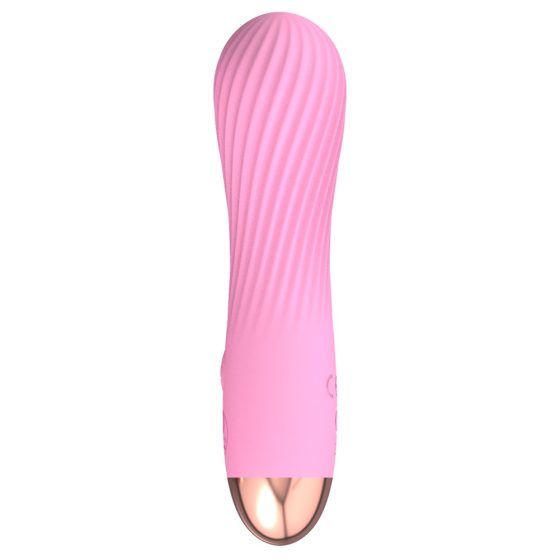 Cuties Mini - punjivi, vodootporni, spiralni vibrator (ružičasti)