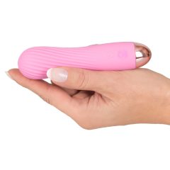   Cuties Mini - punjivi, vodootporni, spiralni vibrator (ružičasti)