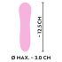 Cuties Mini - bežični vodootporni spiralni vibrator (ružičasti)