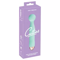   Cuties Mini Wand - punjivi, vodootporni masažer vibrator (zeleni)