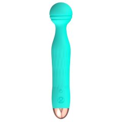   Cuties Mini Wand - punjivi, vodootporni vibrator za masažu (zeleni)