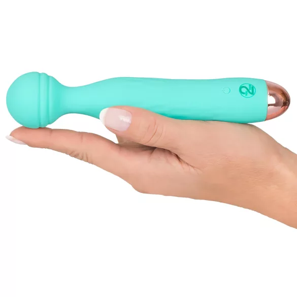 Cuties Mini Wand - punjivi, vodootporni masažer vibrator (zeleni)