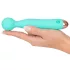 Cuties Mini Wand - punjivi, vodootporni masažer vibrator (zeleni)