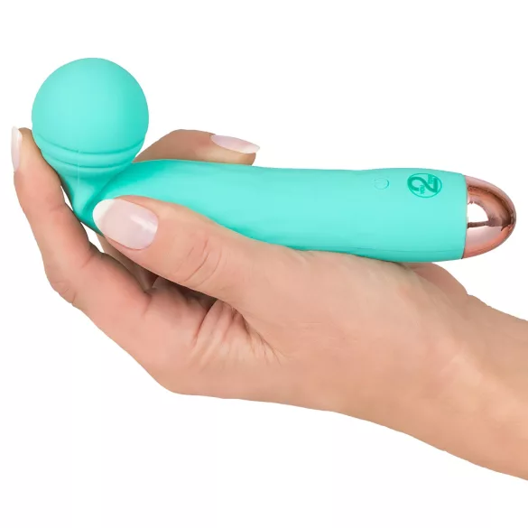 Cuties Mini Wand - punjivi, vodootporni masažer vibrator (zeleni)