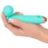 Cuties Mini Wand - punjivi, vodootporni masažer vibrator (zeleni)