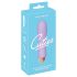 Cuties Mini - bežični, vodootporni, rebrasti vibrator (ljubičasti)