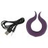 Couples Choice - punjiva prsten vibracije, 2 motora (ljubičasti)