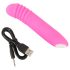 You2Toys - Flashing Mini Vibe - punjivi svjetleći vibrator (ružičasti)