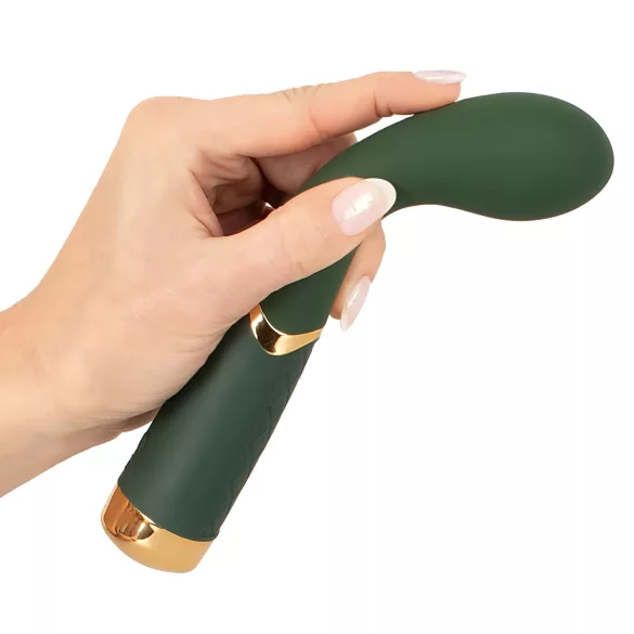 Emerald Love - G točka vibrator na punjenje - vodootporan - zeleni