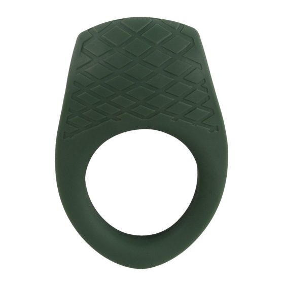 Emerald Love - punjivi, vodootporni vibrirajući prsten za penis (zeleni)
