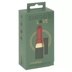   Emerald Love - akumulatorski, vodootporni vibrator u obliku ruža (crveni)