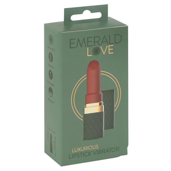Emerald Love - punjivi vodootporni ruž vibr. (crveni)