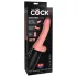 King Cock Plus 6,5 - realistični vibrator s testisima - prirodna boja