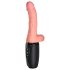 King Cock Plus 6,5 - vibrator s testisima - prirodno