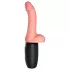 King Cock Plus 6,5 - realistični vibrator s testisima - prirodna boja
