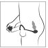 Rebel 2u1 - bežični, radio analni vibrator s prstenom za penis (crni)