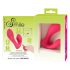 SMILE Gaćice - bežični 2u1 vibrator na baterije (ružičasti)