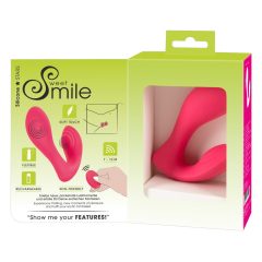 SMILE Gaćice - punjive, radio 2u1 vibrator (roze)