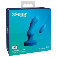   3Some wall banger P-Spot - punjivi radio vibrator za prostatu (plavi)