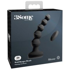   3Some wall banger Beads - bežični, radio vibrator za prostatu (crni)