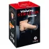 You2Toys - šuplji strap-on vibrator - prirodna boja