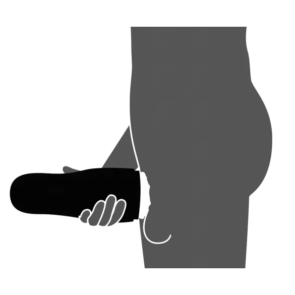 Rebel - masturbator za muškarce - 3 funkcije, grijanje - punjivi