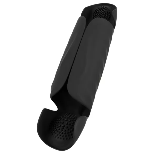 Rebel - vibrator za glavić s 3 motora - crni
