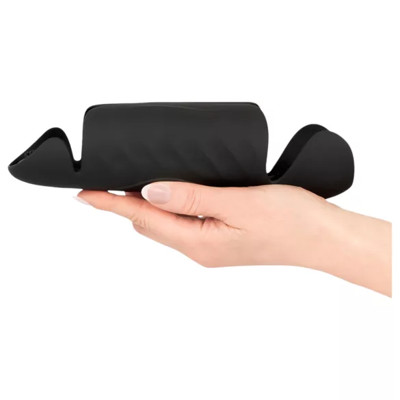 Rebel - vibrator za glavić s 3 motora - crni