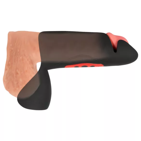 Rebel - vibrator za glavić s 3 motora - crni