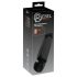 Rebel - 3-motorski vibrator za stimulaciju (crni)