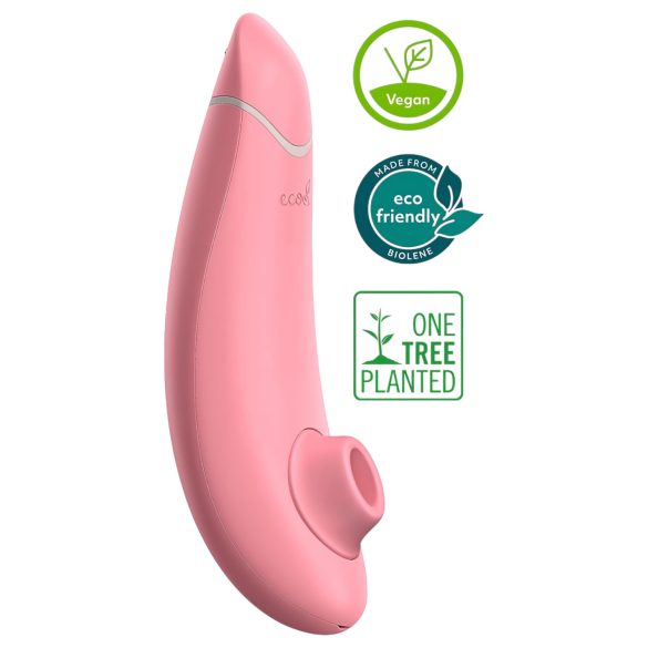 Womanizer Premium Eco - punjač klitoralni stimulator s valovima (ružičasti)