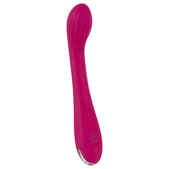 SMILE G-točka - punjivi, rebrasti G-točka vibrator (ljubičasti)