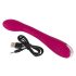 SMILE G-točka - punjivi, rebrasti G-točka vibrator (ljubičasti)