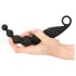 ANOS analne kuglice - crni analni vibrator s kuglicama