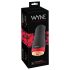 WYNE 01 - crni vibrator s grijanjem i vakuumom, akumulatorski