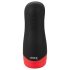WYNE 01 - crni vibrator s grijanjem i vakuumom, akumulatorski