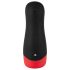 WYNE 01 - crni vibrator s grijanjem i vakuumom, akumulatorski