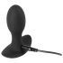 ANOS - punjivi, vodootporni crni vibrator za prostatu