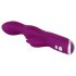 SMILE - fleksibilni vibrator s rukom za klitoris i G-točku (ljubičasti)