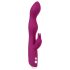 SMILE - fleksibilni vibrator s rukom za klitoris i G-točku (ljubičasti)