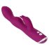 SMILE - fleksibilni vibrator s rukom za klitoris i G-točku (ljubičasti)