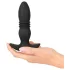 ANOS - analni vibrator s daljinskim upravljanjem - crni