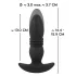 ANOS - analni vibrator s daljinskim upravljanjem - crni