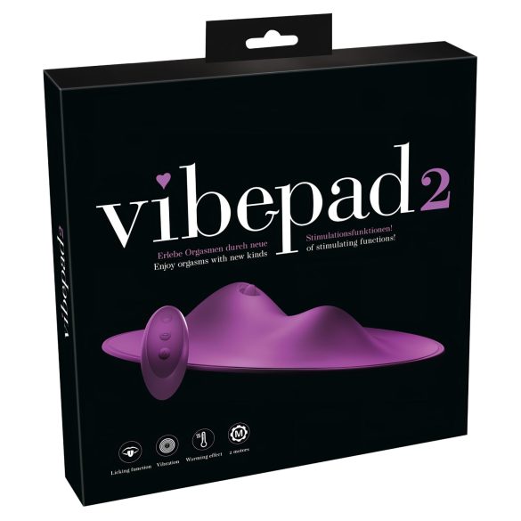 VibePad 2 - ljubičasti vibrator jastučić