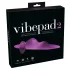 VibePad 2 - vibrator u obliku jastuka s funkcijom lizanja - ljubičasta