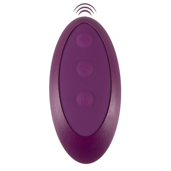 VibePad 2 - punjivi, radio, vibrator za podlogu za lizanje (ljubičasta)