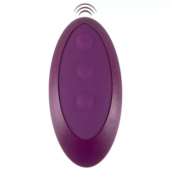 VibePad 2 - vibrator u obliku jastuka s funkcijom lizanja - ljubičasta