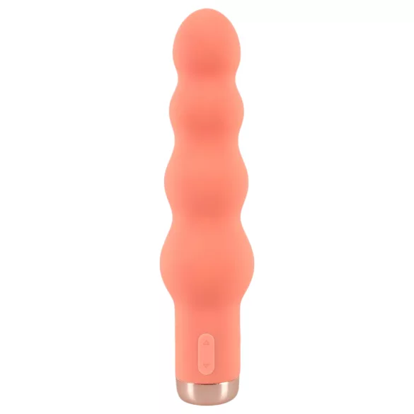 You2Toys - mini perle vibrator - baršunasta površina - narančasta